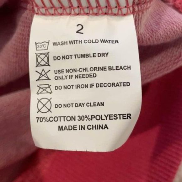 NWOT Women's Large Pink Sweatshirt - Picture 4 of 4